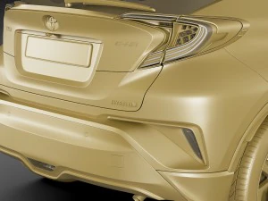 toyota c-hr 2017 3D Model