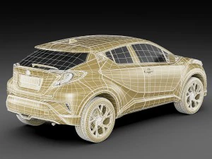 toyota c-hr 2017 3D Model