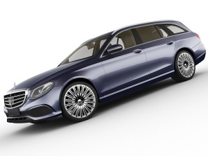 mercedes e-class t-modell exclusive 2017 3D 模型