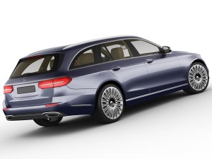 mercedes e-class t-modell exclusive 2017 3D 模型