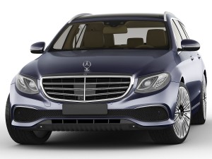 mercedes e-class t-modell exclusive 2017 3D 模型