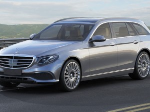 mercedes e-class t-modell exclusive 2017 3D 模型
