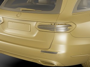 mercedes e-class t-modell exclusive 2017 3D 模型