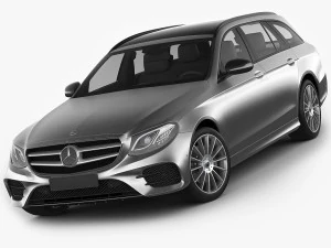 mercedes e-class t-modell amg 2017 Modelo 3D