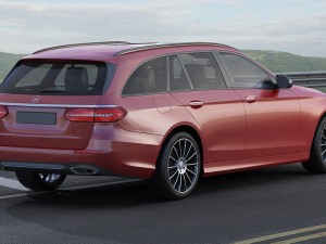 mercedes e-class t-modell amg 2017 Model 3D