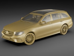 mercedes e-class t-modell amg 2017 Model 3D