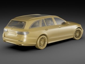 mercedes e-class t-modell amg 2017 Model 3D