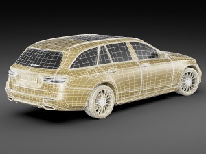 mercedes e-class t-modell amg 2017 Model 3D