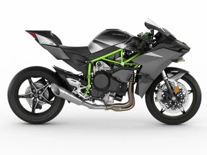 kawasaki ninja h2r 3D Model