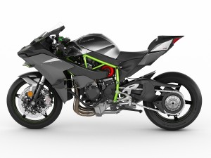 kawasaki ninja h2r 3Dモデル