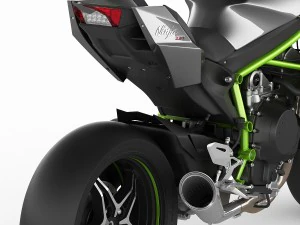 kawasaki ninja h2r 3D Model