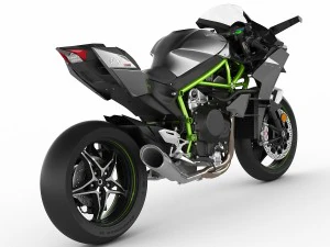 kawasaki ninja h2r 3D Model