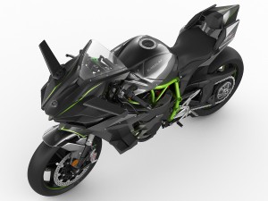 kawasaki ninja h2r 3Dモデル