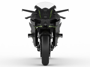 kawasaki ninja h2r 3Dモデル