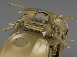 kawasaki ninja h2r 3Dモデル