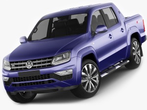 volkswagen amarok 2017 3D Model