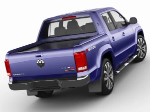 volkswagen amarok 2017 3D Model