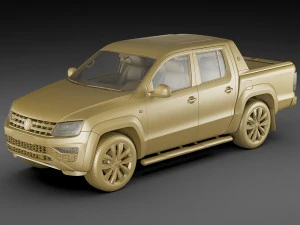 volkswagen amarok 2017 3D Model