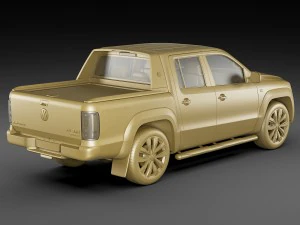 volkswagen amarok 2017 3D Model