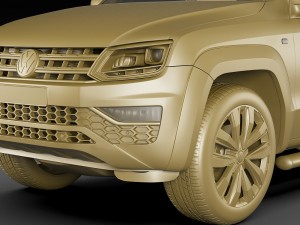 volkswagen amarok 2017 Model 3D