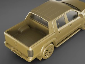 volkswagen amarok 2017 3D Model