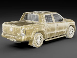 volkswagen amarok 2017 3D Model