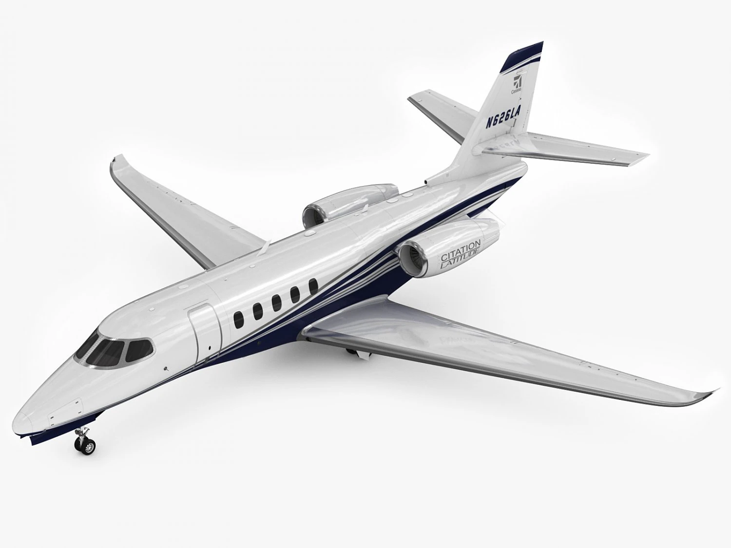 cessna citation latitude 3D Model .c4d .max .obj .3ds .fbx .stl .blend