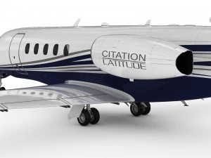 cessna citation latitude 3D Model