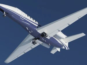 cessna citation latitude 3D Model