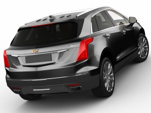 cadillac xt5 2017 3D Модель