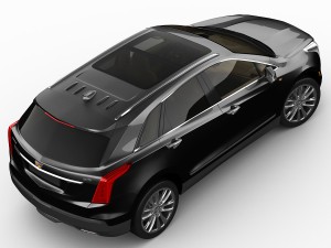 cadillac xt5 2017 3D Модель