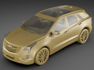 cadillac xt5 2017 3D Модель