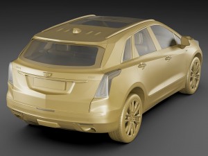 cadillac xt5 2017 3D Модель