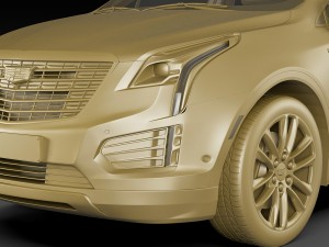 cadillac xt5 2017 3D Модель