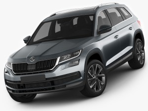skoda kodiaq 2017 3D मॉडल