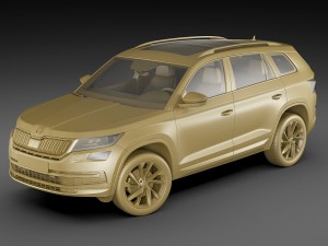 skoda kodiaq 2017 3Dモデル