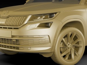 skoda kodiaq 2017 3Dモデル