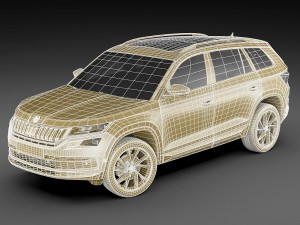 skoda kodiaq 2017 3Dモデル