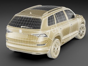 skoda kodiaq 2017 3Dモデル