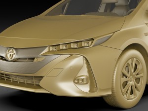 toyota prius prime 2017 3D Model