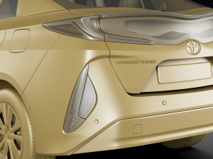 toyota prius prime 2017 3D Model