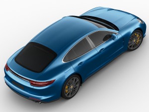 porsche panamera turbo 2017 3D 모델