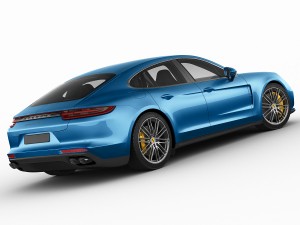 porsche panamera turbo 2017 3D 모델