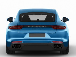porsche panamera turbo 2017 3D 모델