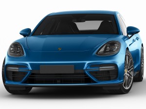 porsche panamera turbo 2017 3D 모델