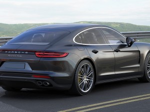 porsche panamera turbo 2017 3D 모델