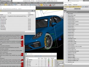 porsche panamera turbo 2017 3D 모델
