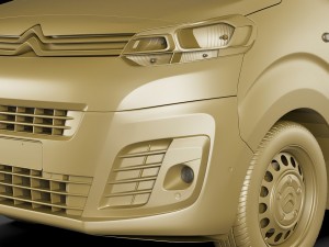 citroen jumpy 2016 3D Модель