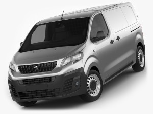 peugeot expert 2016 panel van 3D Model