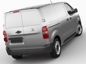 peugeot expert 2016 panel van Modelo 3D